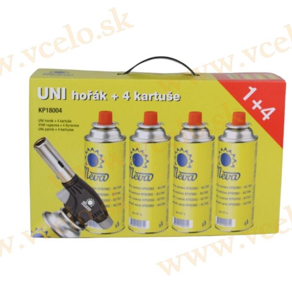 UNI horák 1,6kW + 4 kartuše